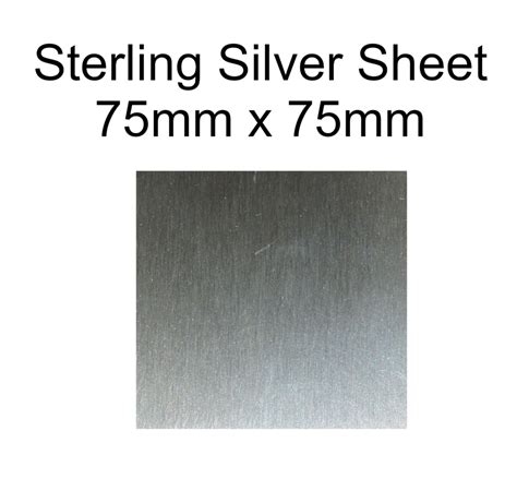 silver sheet metal inc|sterling silver sheets for jewelry making.